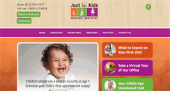 Desktop Screenshot of jus4kids.com